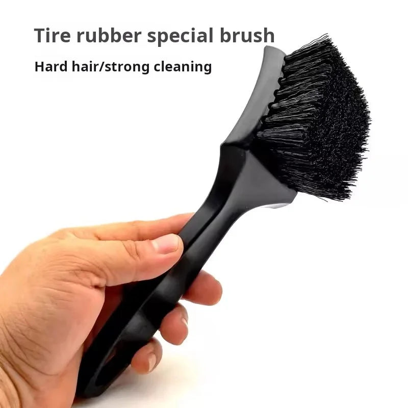 Wheel rim brush set