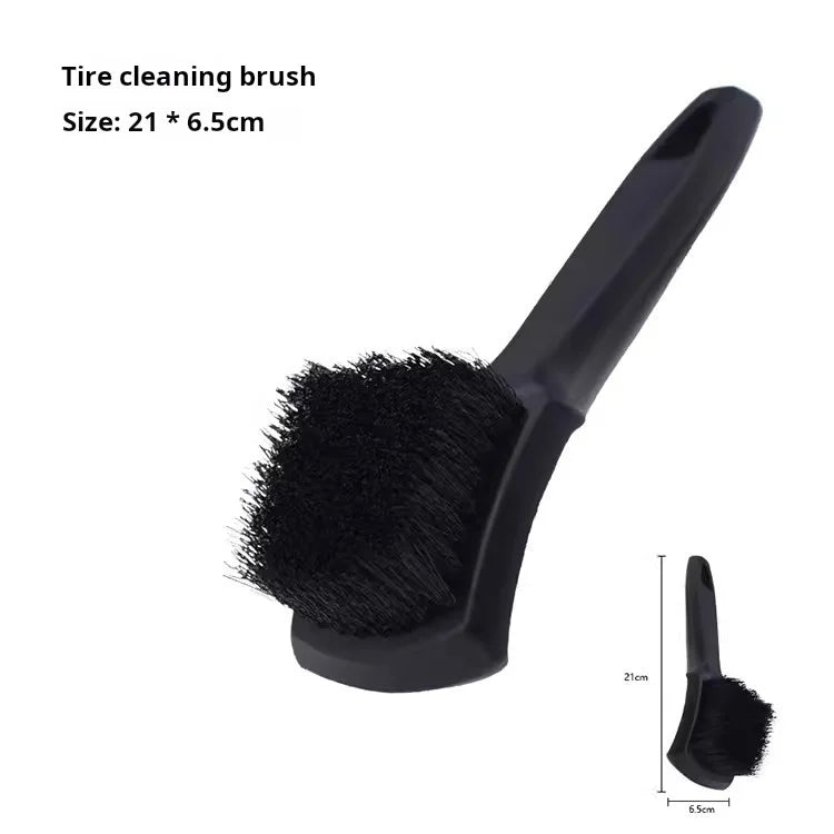 Wheel rim brush set