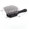 Wheel rim brush set